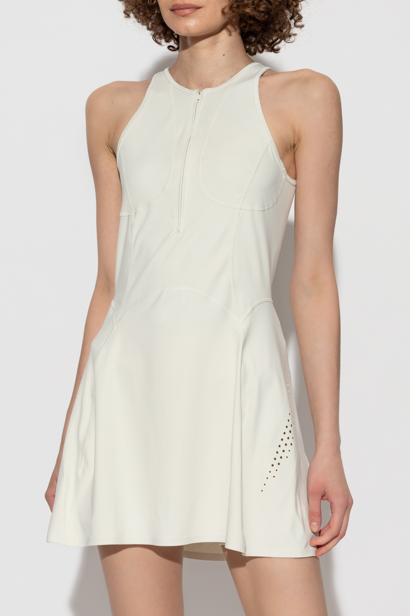 Cream Training set: dress and shorts ADIDAS by Stella